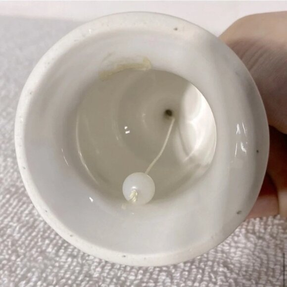 Vintage White  Blue Arizona Ceramic Souvenir Bell - Picture 9 of 14